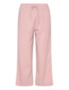 Fqlava-Pa-7/8 Bottoms Trousers Wide Leg Pink FREE/QUENT