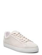 Slhevan New Suede Sneaker B Matalavartiset Sneakerit Tennarit Cream Se...