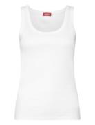 T-Shirts Tops T-shirts & Tops Sleeveless White Esprit Casual