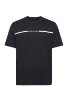 T-Shirt Tops T-shirts Short-sleeved Navy Armani Exchange