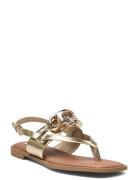 Genie Sandal Matalapohjaiset Sandaalit Gold Steve Madden