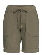 Kanaya Shorts Bottoms Shorts Casual Shorts Khaki Green Kaffe