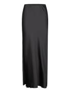 Skirt Mary Pitkä Hame Black Lindex