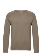 Jjehill Knit Crew Neck Noos Tops Knitwear Round Necks Brown Jack & J S