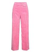 Celinecras Pants Bottoms Trousers Straight Leg Pink Cras