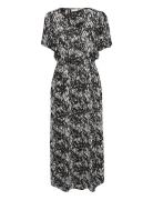 Kaamber Long Dress Polvipituinen Mekko Black Kaffe