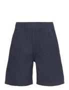 Shorts Linen Blend Bottoms Shorts Navy Lindex