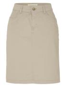 Chino Skirt Lyhyt Hame Beige Newhouse