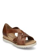 Wedge Sandal Matalapohjaiset Sandaalit Brown Gabor