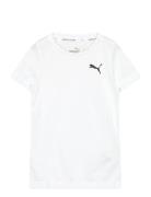 Active Small Logo Tee B Sport T-shirts Short-sleeved White PUMA