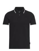 Polo Tops Polos Short-sleeved Black Armani Exchange