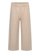 Trousers Linen Wide Leg Bottoms Trousers Beige Lindex