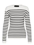 Lr-Agnes Tops Knitwear Jumpers White Levete Room