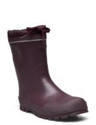 Jolly Warm Shoes Rubberboots High Rubberboots Purple Viking