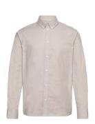 Sdval Sh Tops Shirts Casual Cream Solid