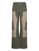 Trousers Bottoms Jeans Wide Khaki Green Sofie Schnoor