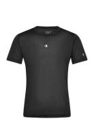 Crewneck T-Shirt Sport T-shirts Short-sleeved Black Champion