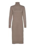 Milasz Roll Neck Long Dress Polvipituinen Mekko Brown Saint Tropez