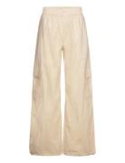 Lana-G Bottoms Trousers Wide Leg Cream Global Funk