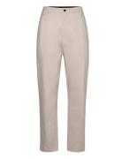 Modern Twill Tapered Pleat Bottoms Trousers Chinos Beige Calvin Klein