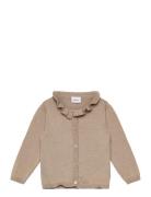 Nmftiglitter Ls Knit Card Tops Knitwear Cardigans Beige Name It