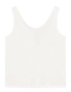 Breeze Singlet Tops T-shirts & Tops Sleeveless White Once Untold