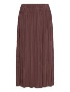 Uma Skirt 10167 Polvipituinen Hame Brown Samsøe Samsøe