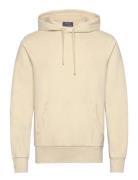 Loopback Fleece Hoodie Tops Sweat-shirts & Hoodies Hoodies Cream Polo ...