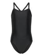 Swimsuit Sporty Uimapuku Uima-asut Black Color Kids