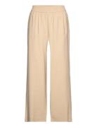 Vmcarmen Hr Wide Pull-On Pant Noos Bottoms Trousers Wide Leg Beige Ver...