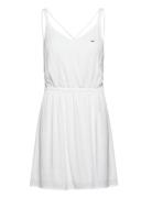 Tjw Essential Strappy Dress Lyhyt Mekko White Tommy Jeans