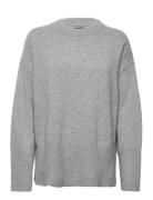 Lounge C-Neck Sweater Tops Knitwear Jumpers Grey GANT