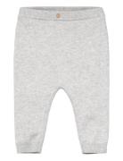 Knit Trousers Bottoms Sweatpants Grey Mango