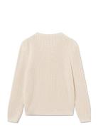 Nina Knit Tops Knitwear Jumpers Cream STUDIO FEDER