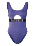 Piece Uimapuku Uima-asut Purple Calvin Klein