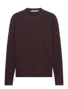 Alphagz Roundneck Tops Knitwear Jumpers Brown Gestuz