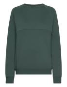 Nursing Sweatshirt Tops Sweat-shirts & Hoodies Sweat-shirts Green Boob