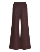 Nibal Bottoms Trousers Wide Leg Brown Baum Und Pferdgarten