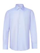 H-Hank-Kent-C1-214 Tops Shirts Business Blue BOSS