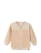 Nbmnash Ls Vel Card Tops Sweat-shirts & Hoodies Sweat-shirts Beige Nam...