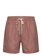 Stan Aop Swim Shorts 2.0 Uimashortsit Brown Les Deux