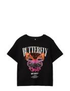 Nkfkasta Ss Short Loose Top Tops T-shirts Short-sleeved Black Name It