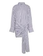 Malira Shirt Dress Lyhyt Mekko White Bardot