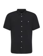 Shirt Tops Shirts Short-sleeved Black Blend