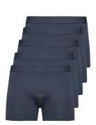 Slhjohan 5-Pack Trunk Noos Bokserit Navy Selected Homme