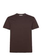 Kronos O-N Ss 273 Designers T-shirts Short-sleeved Brown Samsøe Samsøe