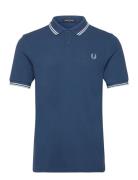 Twin Tipped Fp Shirt Tops Polos Short-sleeved Navy Fred Perry