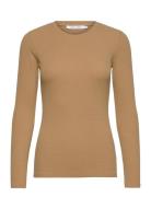 Alexa Ls 7542 Tops T-shirts & Tops Long-sleeved Beige Samsøe Samsøe