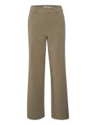 Joellegz Mw Pants Noos Bottoms Trousers Wide Leg Khaki Green Gestuz