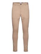 Superflex Pant Normal Length Bottoms Trousers Chinos Beige Lindbergh